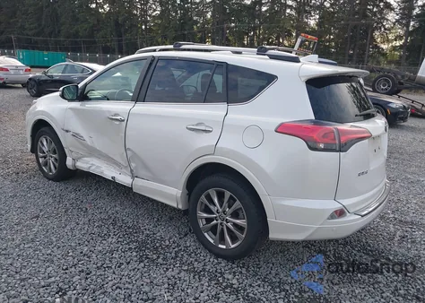 2017 Toyota Rav4 Platinum z USA, uszkodzony, nr VIN 2T3DFREV0HW624025